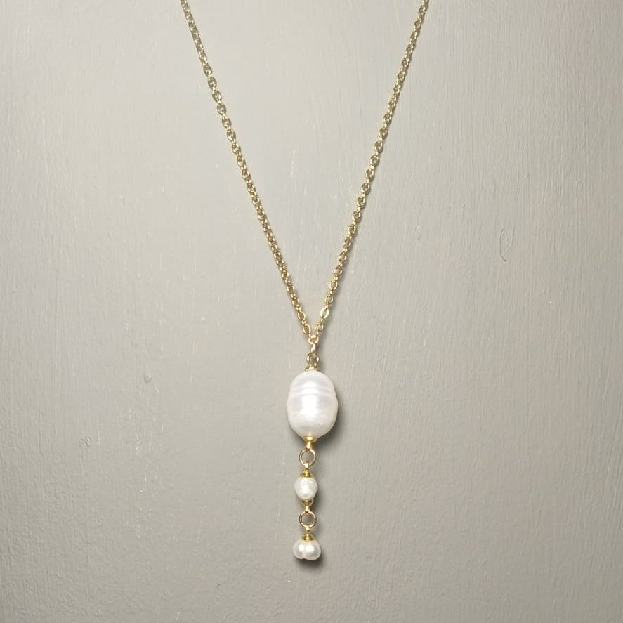 Zoetwater Parel Ketting Merle