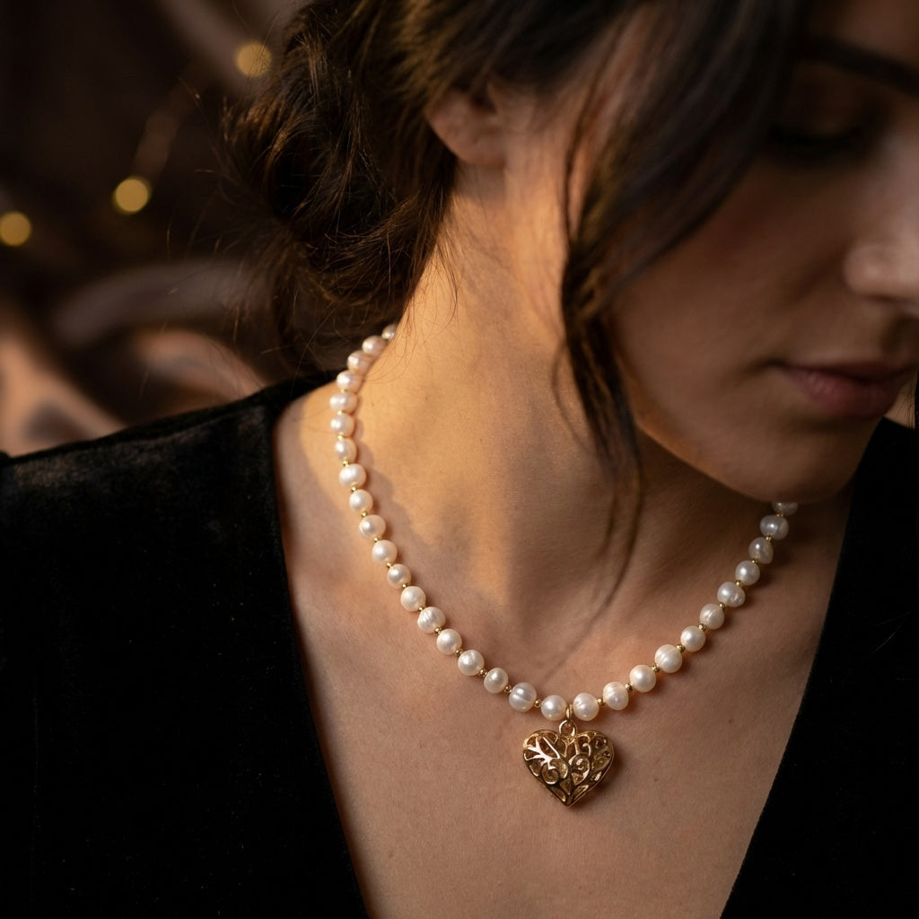 Zoetwater Parel Ketting Evelyn