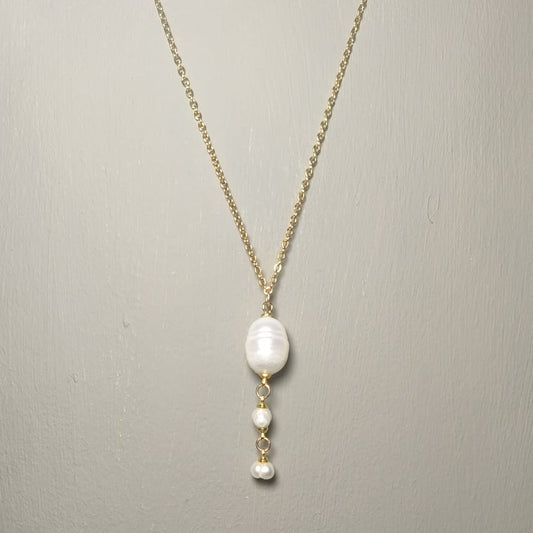 Zoetwater Parel Ketting Merle