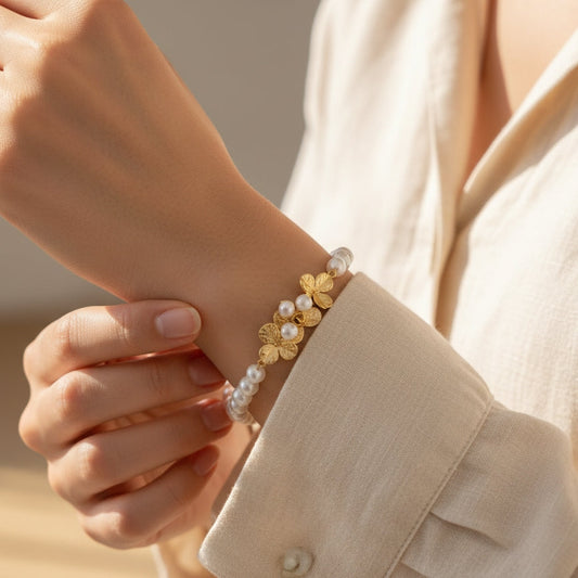 Zoetwater Parel Armband Esmée
