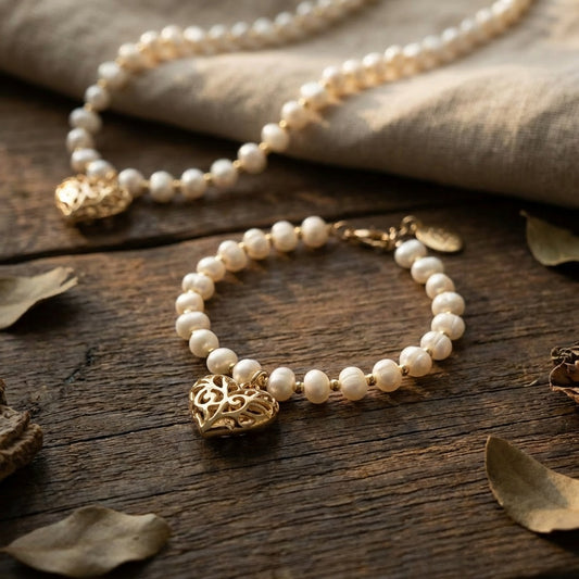 Zoetwater Parel Armband Evelyn